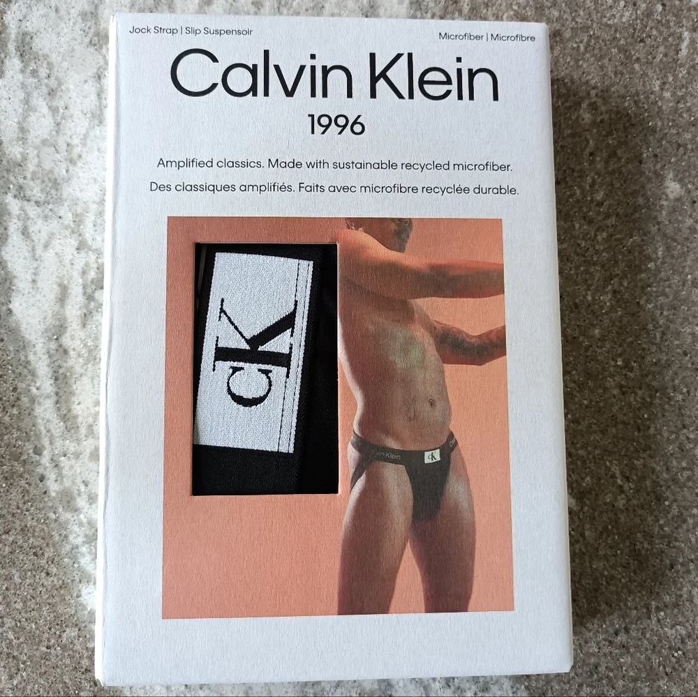 Calvin Klein Men's 1996 Microfiber Jockstrap Underwear New Size XL